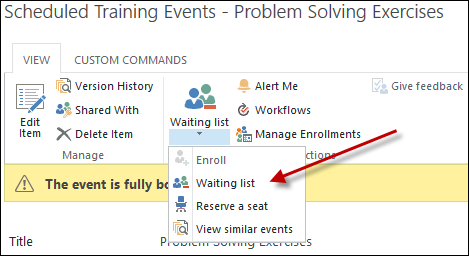 Waiting list drop down waiting list arrow Waiting list drop down waiting list arrow