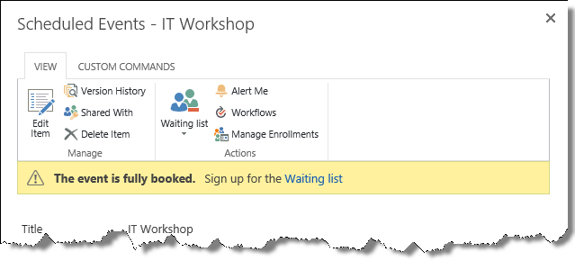 Sign up for waiting list Sign up for waiting list
