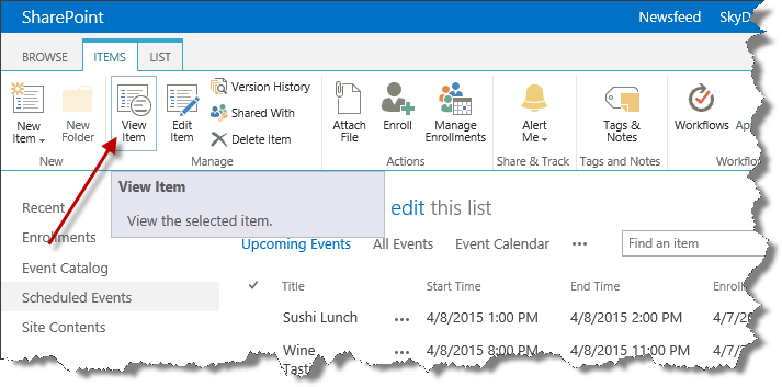View item View item