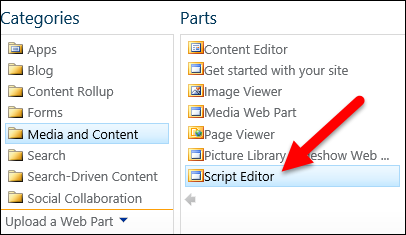 Script editor