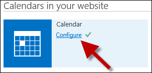 Configure