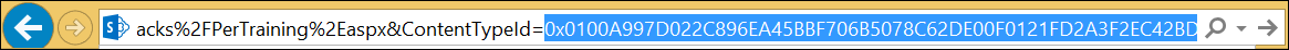 Content type id Content type id
