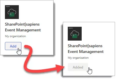 Add the Event Management App to your site