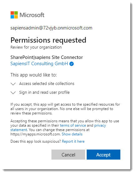 Grant Site Connector